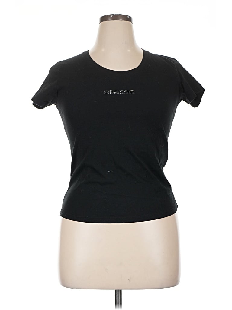 Pre-owned Ellesse Active T-shirt In Black