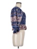 Sea New York 100% Cotton Blue 3/4 Sleeve Blouse Size M - photo 4