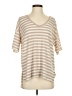 BKE Tan Short Sleeve Top Size S - photo 1
