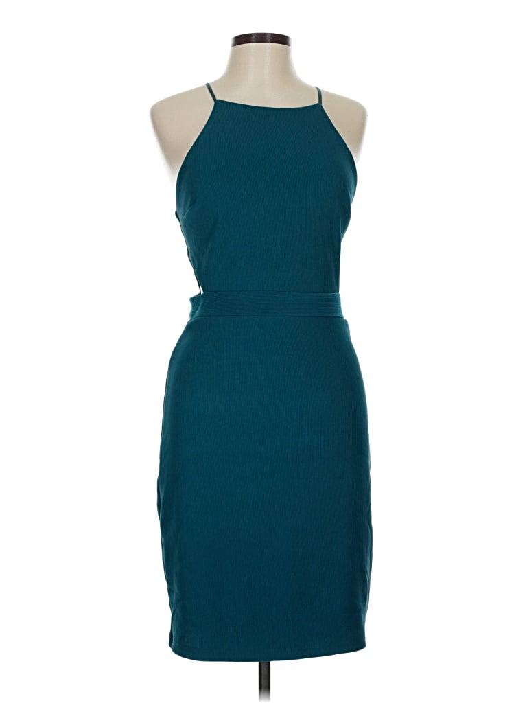 Pre-owned Astr Cocktail Dress In Teal