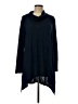 Comfy U.S.A. Solid Blue Long Sleeve Turtleneck Size M - photo 1