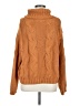 Unbranded Solid Brown Turtleneck Sweater Size M - photo 1