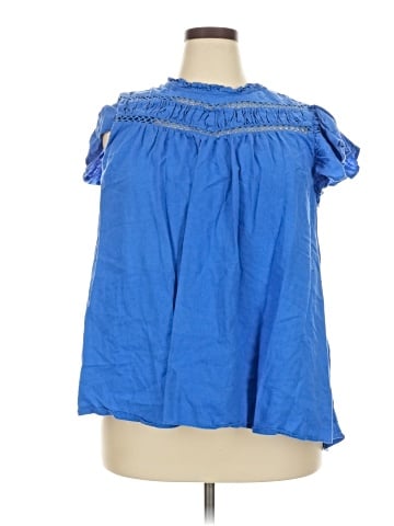 Lane Bryant Short Sleeve Blouse (view 1)