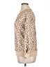 Chic Wish 100% Polyester Animal Print Tan Sweatshirt Size L - photo 5
