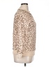 Chic Wish 100% Polyester Animal Print Tan Sweatshirt Size L - photo 4