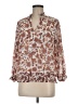 CeCe 100% Polyester Brown 3/4 Sleeve Blouse Size M - photo 1