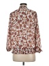 CeCe 100% Polyester Brown 3/4 Sleeve Blouse Size M - photo 2