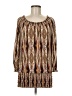 New Directions Brown Long Sleeve Blouse Size M - photo 1