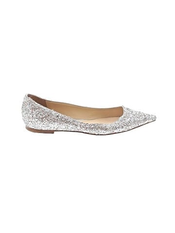 Jimmy Choo Glitter Flats (view 1)