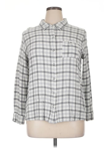 Christopher & Banks Long Sleeve Button-Down Shirt (view 1)