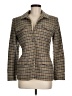 Evan Picone 100% Elastic Tweed Brown Blazer Size 6 - photo 1