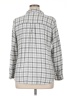 Christopher & Banks 100% Rayon Plaid Gray Long Sleeve Button-Down Shirt Size XL - photo 2