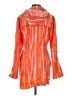 Tart Collections 100% Nylon Tie-dye Orange Raincoat Size XS - photo 2