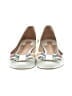 Salvatore Ferragamo 100% Leather White Leather Flats Size 6 1/2 (narrow) - photo 2