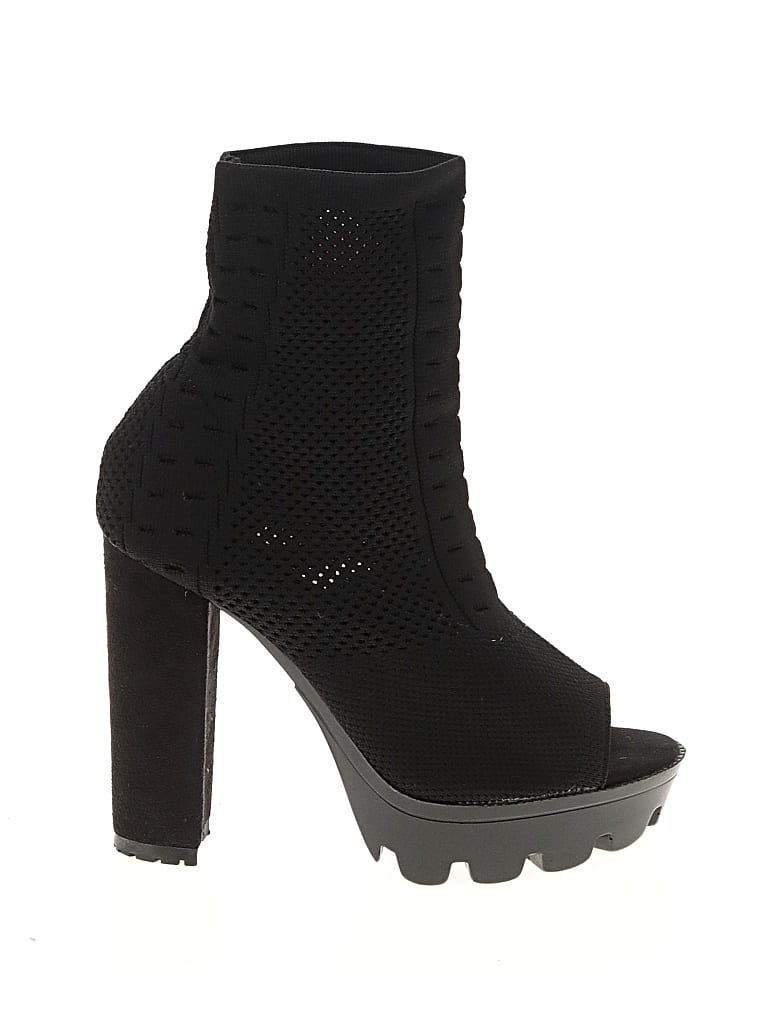 Pre-owned Unbranded Boots In Black