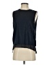 Vince. 100% Polyester Solid Black Sleeveless Blouse Size XS - photo 1
