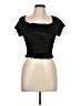 A'gaci Black Short Sleeve Top Size L - photo 1
