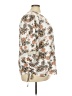 Como Blu Floral Ivory 3/4 Sleeve Blouse Size 3X - photo 4