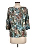 Assorted Brands Teal 3/4 Sleeve Blouse Size L - photo 2