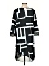 Lemon Grass Graphic Black Casual Dress Size S - photo 2
