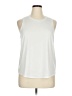 Athleta White Sleeveless T-Shirt Size XL - photo 1