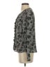 Candie's 100% Polyester Gray Long Sleeve Blouse Size S - photo 5