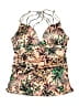 Athleta Tropical Tan Green Swimsuit Top Size S - photo 1