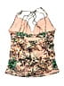 Athleta Tropical Tan Green Swimsuit Top Size S - photo 2