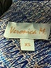 Veronica M. 100% Polyester Chevron-herringbone Blue Casual Dress Size XS - photo 7