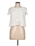 Btween Ivory Short Sleeve Blouse Size 12 - photo 1