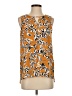 C&E Lifestyle Orange Sleeveless Blouse Size S - photo 1