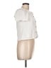 Btween Ivory Short Sleeve Blouse Size 12 - photo 4