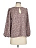 J.Crew 100% Polyester Brown 3/4 Sleeve Blouse Size XS - photo 1