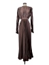 L'IDÉE 100% Polyester Brown Cocktail Dress Size 4 - photo 1