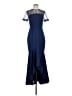 JS Collections Blue Cocktail Dress Size 4 - photo 1