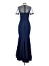 JS Collections Blue Cocktail Dress Size 4 - photo 2