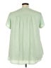 Torrid 100% Polyester Green Short Sleeve Blouse Size 3X Plus (3) - photo 2
