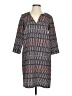 Boden 100% Polyester Stripes Gray Casual Dress Size 2R - photo 1