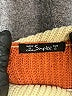 Simplee 100% Acrylic Color Block Tan Turtleneck Sweater Size S - photo 7