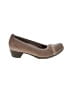 ABEO Brown Gray Heels Size 6 1/2 - photo 1