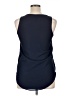 Paper Crane 100% Polyester Blue Sleeveless Top Size L - photo 2