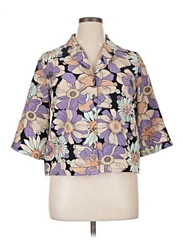 Vila Short Sleeve Blouse (view 1)