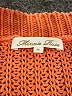 Minnie Rose 100% Cotton Orange Pullover Sweater Size M - photo 7