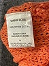 Minnie Rose 100% Cotton Orange Pullover Sweater Size M - photo 8