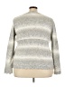Alfred Dunner Metallic Silver Pullover Sweater Size 3X - photo 2
