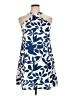 Unbranded 100% Polyester Print Blue Cocktail Dress Size XL - photo 1