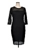 Bold Elements Houndstooth Black Cocktail Dress Size XL - photo 1