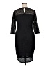 Bold Elements Houndstooth Black Cocktail Dress Size XL - photo 2