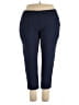 Woman Within Solid Blue Active Pants Size 18 (L) - photo 1