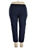 Woman Within Solid Blue Active Pants Size 18 (L) - photo 2